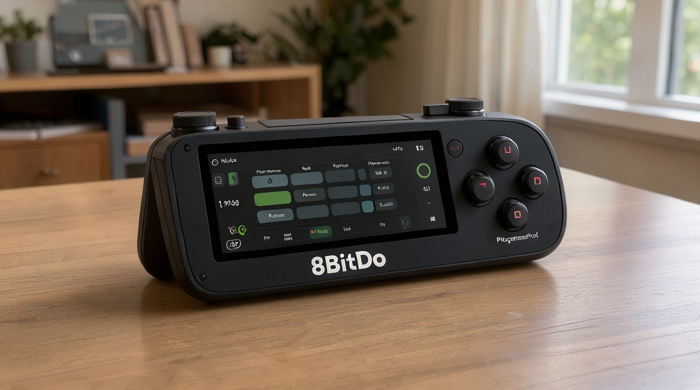 ภาพสร้างด้วย AI (ไม่ใช่ภาพถ่ายจริง) ประกอบข่าว 8BitDo เปิดพรีออเดอร์ Arcade Controller Pro จอยไร้ก้านสำหรับเกมต่อสู้ ราคา 119.99 ดอลลาร์