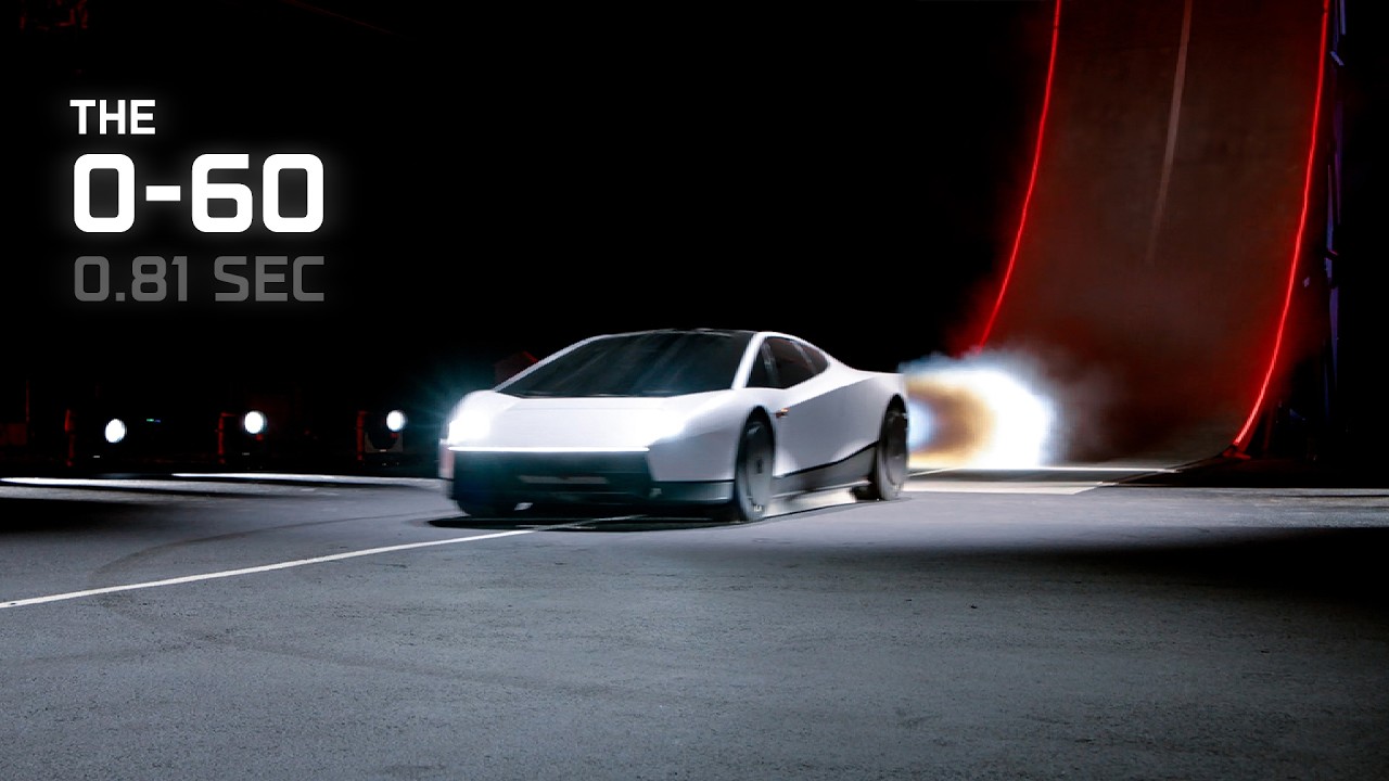 ภาพโปรโมตทางการจาก Tesla ประกอบข่าว Tesla Roadster ใหม่ใช้ thruster ลอยตัวได้ เทคนิคเดียวกับระบบสกัดมิสไซล์ของ Lockheed Martin