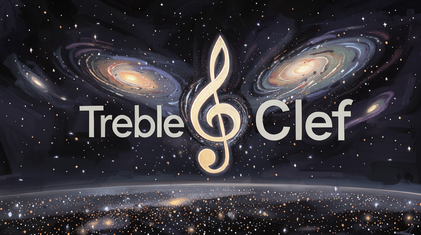 ภาพสร้างด้วย AI (ไม่ใช่ภาพถ่ายจริง) ประกอบข่าว นักดาราศาสตร์ไขปริศนา Treble Clef คลื่นวิทยุลึกลับหลังเขตบังของทางช้างเผือก