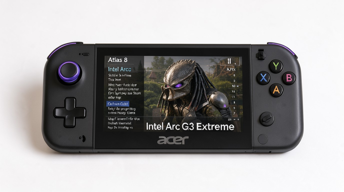 ภาพสร้างด้วย AI (ไม่ใช่ภาพถ่ายจริง) ประกอบข่าว Acer เปิดราคา Predator Atlas 8 เกมมิ่งแฮนด์เฮลด์ 1,300 ดอลลาร์ ขาย 1 พ.ย.