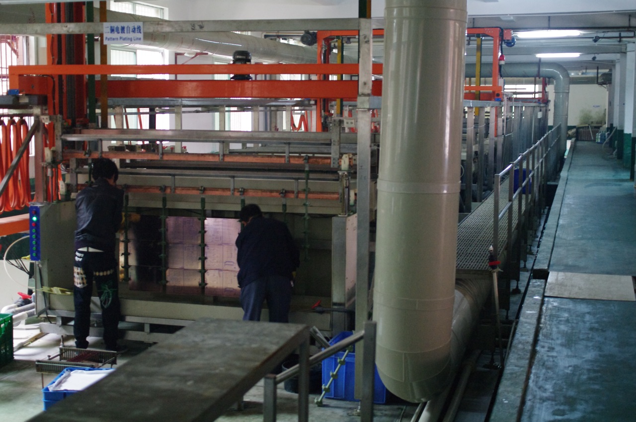 ภาพประกอบ: PCB copper layer electroplating machine
