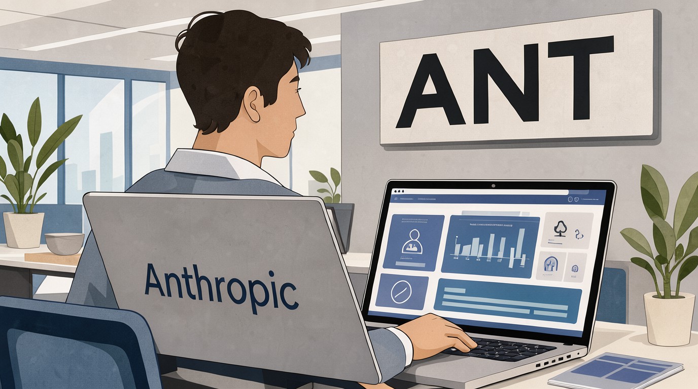 ภาพสร้างด้วย AI (ไม่ใช่ภาพถ่ายจริง) ประกอบข่าว Anthropic ยื่นเอกสาร IPO เผยรายได้ครึ่งปีแรกพุ่งเกิน 16,000 ล้านดอลลาร์ แต่ยังขาดทุน