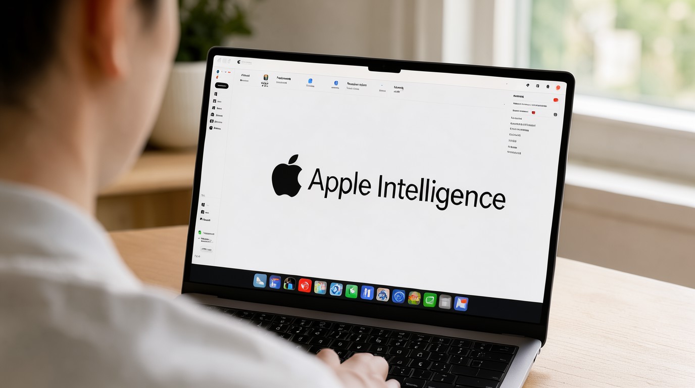 ภาพสร้างด้วย AI (ไม่ใช่ภาพถ่ายจริง) ประกอบข่าว Apple เพิ่ม AI chatbot ให้ Keynote, Pages และ Numbers