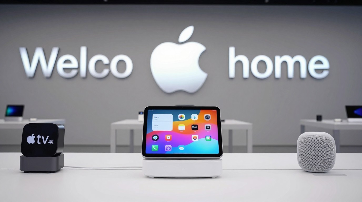 ภาพสร้างด้วย AI (ไม่ใช่ภาพถ่ายจริง) ประกอบข่าว Apple จัดงาน Welcome home วันนี้ คาดเปิดตัว HomeView ฮับบ้านอัจฉริยะตัวแรก