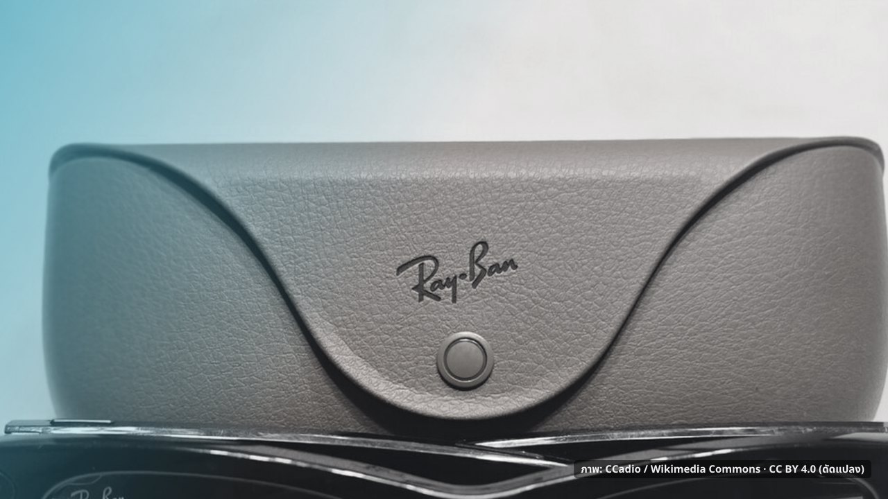 ภาพประกอบ: Ray-Ban Meta Gen 1 smart glasses with charging case