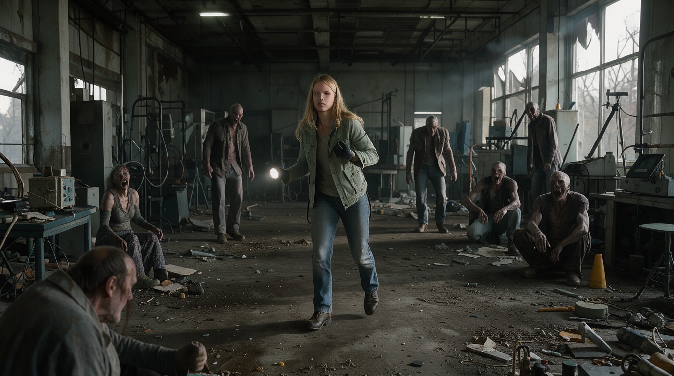 ภาพสร้างด้วย AI (ไม่ใช่ภาพถ่ายจริง) ประกอบข่าว หนัง Resident Evil ครองอันดับ 1 บ็อกซ์ออฟฟิศจีนต่อสัปดาห์ที่สอง ช่วงหลังวันหยุดยาวเงียบเหงา