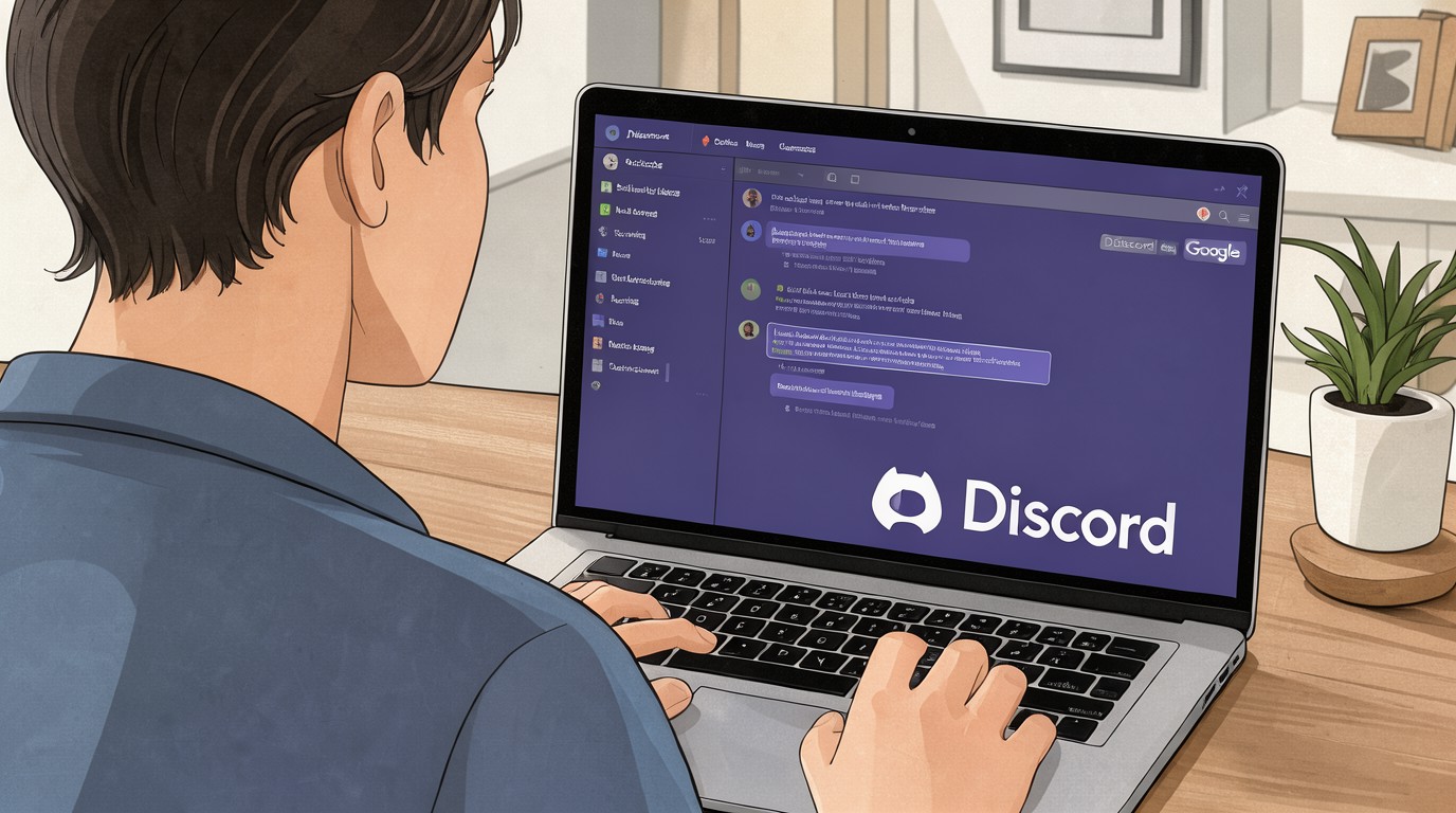 ภาพสร้างด้วย AI (ไม่ใช่ภาพถ่ายจริง) ประกอบข่าว Discord เตรียมให้ Google เห็นข้อความในเซิร์ฟเวอร์สาธารณะขนาดใหญ่ เริ่ม 16 พ.ย.