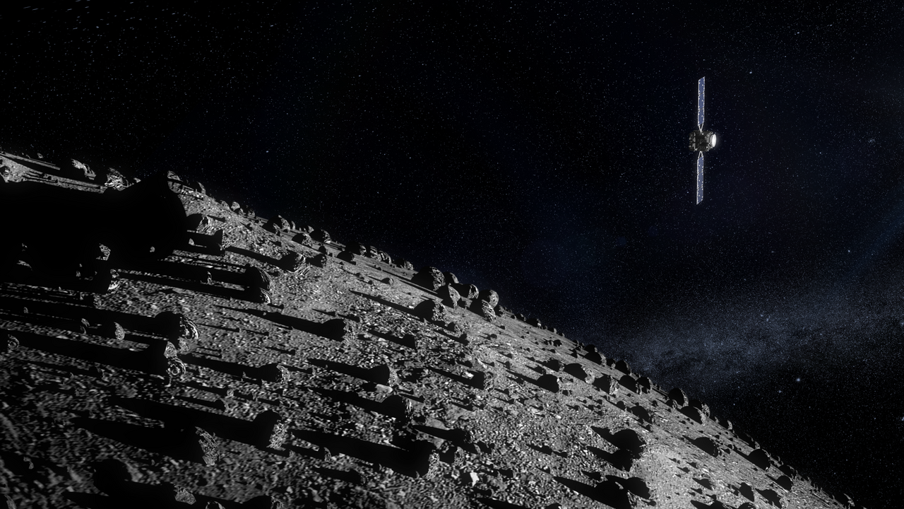 ภาพประกอบ: ESA Hera mission approaches the Dimorphos asteroid