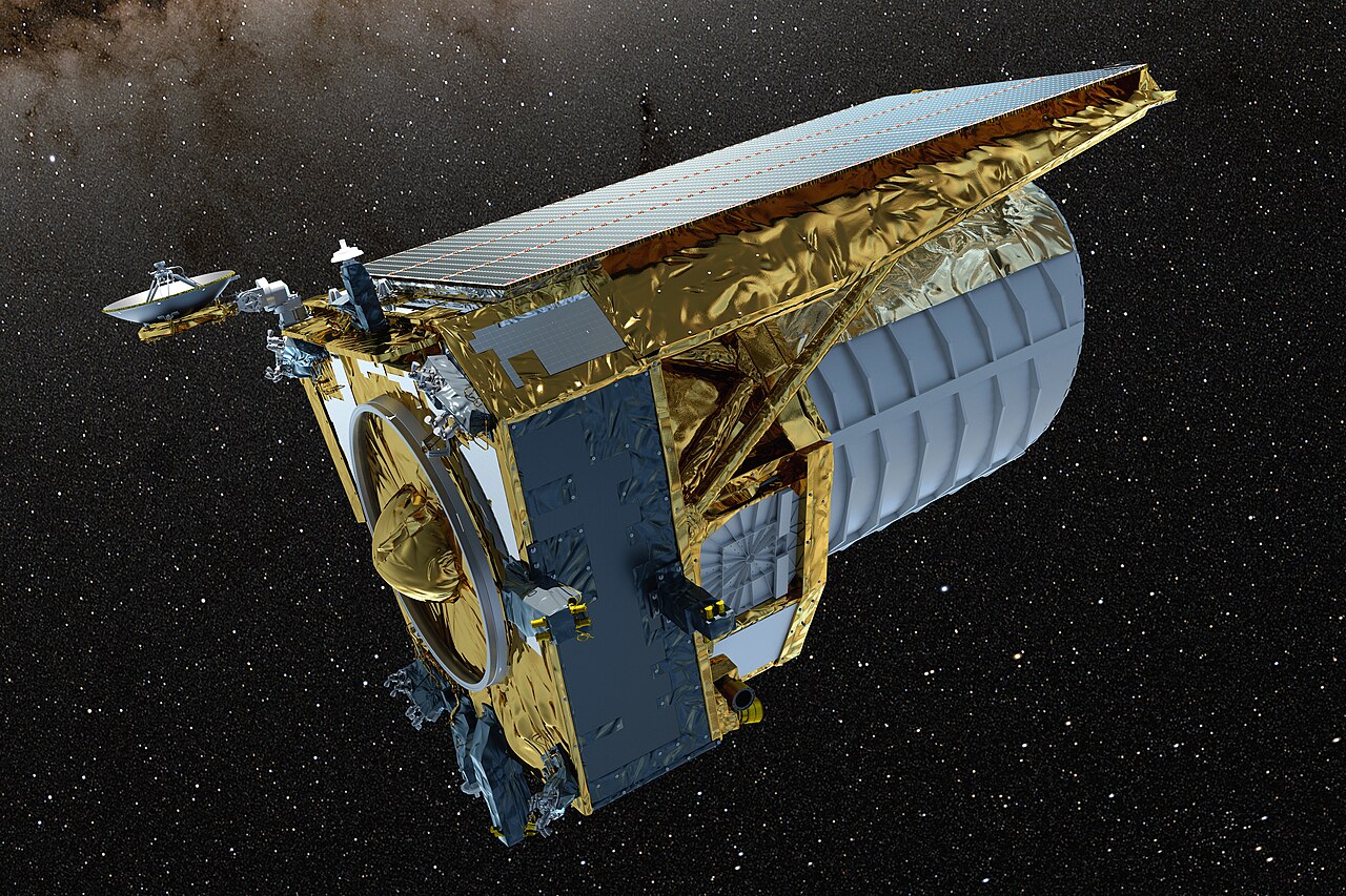 ภาพประกอบ: Euclid looking into the Universe ESA24697255 (cropped)