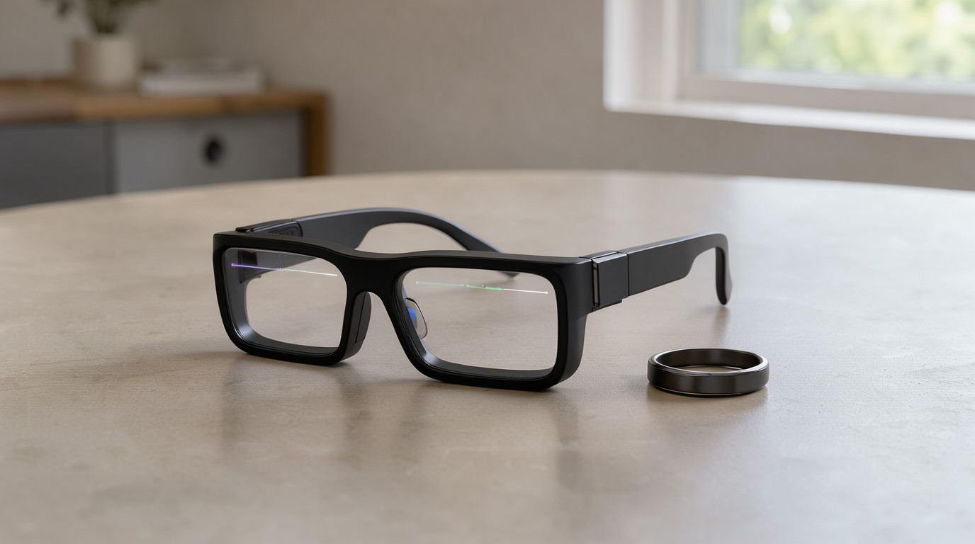 ภาพสร้างด้วย AI (ไม่ใช่ภาพถ่ายจริง) ประกอบข่าว รีวิว Even Realities G2 จอดีขึ้นแต่คุมด้วยแหวนอัจฉริยะแล้วปวดหัว