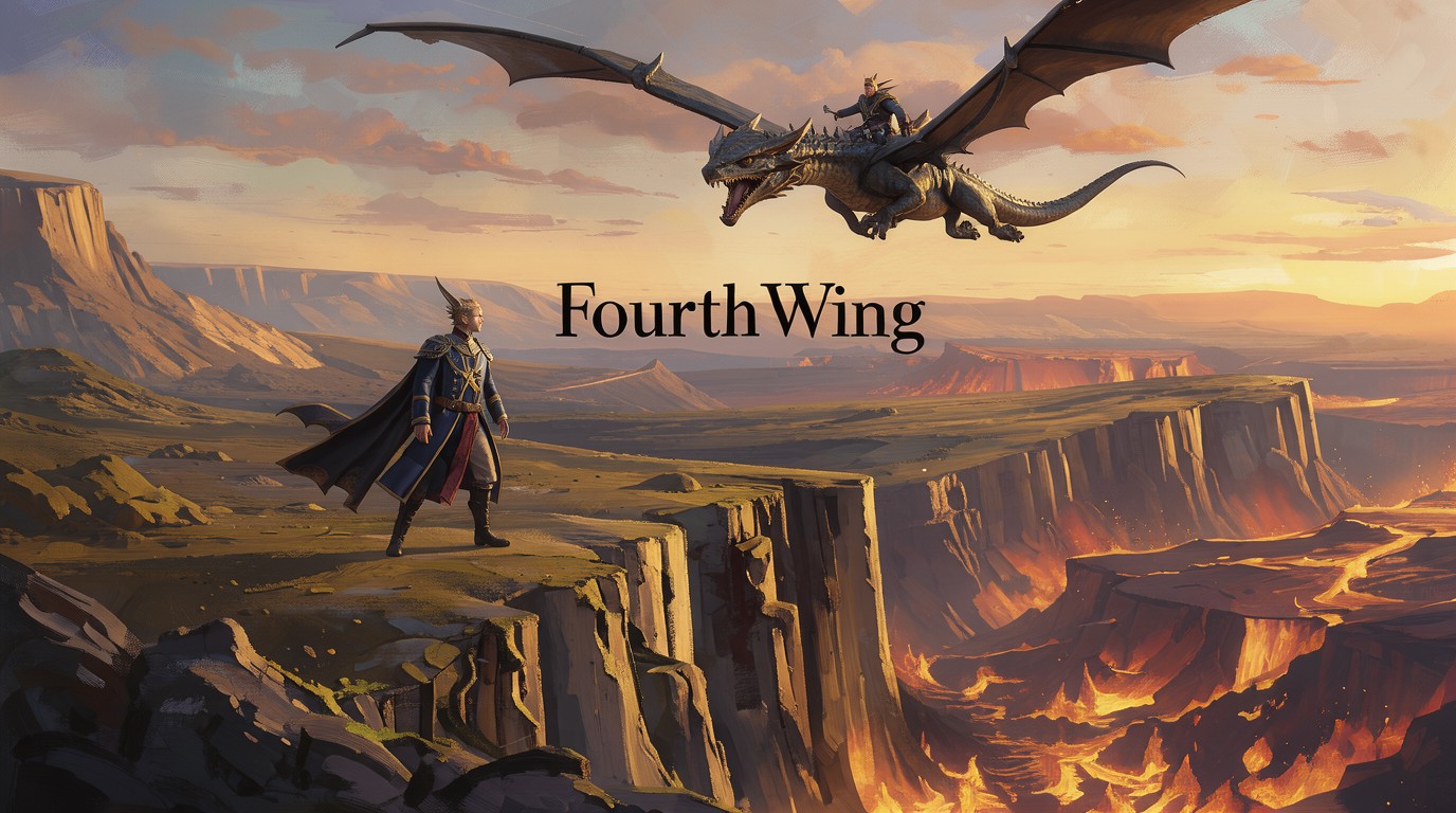 ภาพสร้างด้วย AI (ไม่ใช่ภาพถ่ายจริง) ประกอบข่าว Fourth Wing ซีรีส์จาก Amazon ได้ไฟเขียวสร้างจริงแล้ว