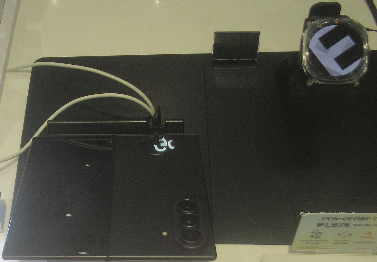 ภาพประกอบ: Back side Samsung Galaxy Z Fold8 Ultra 5G 2026-08-09 Samsung Galaxy Watch Ultra 5
