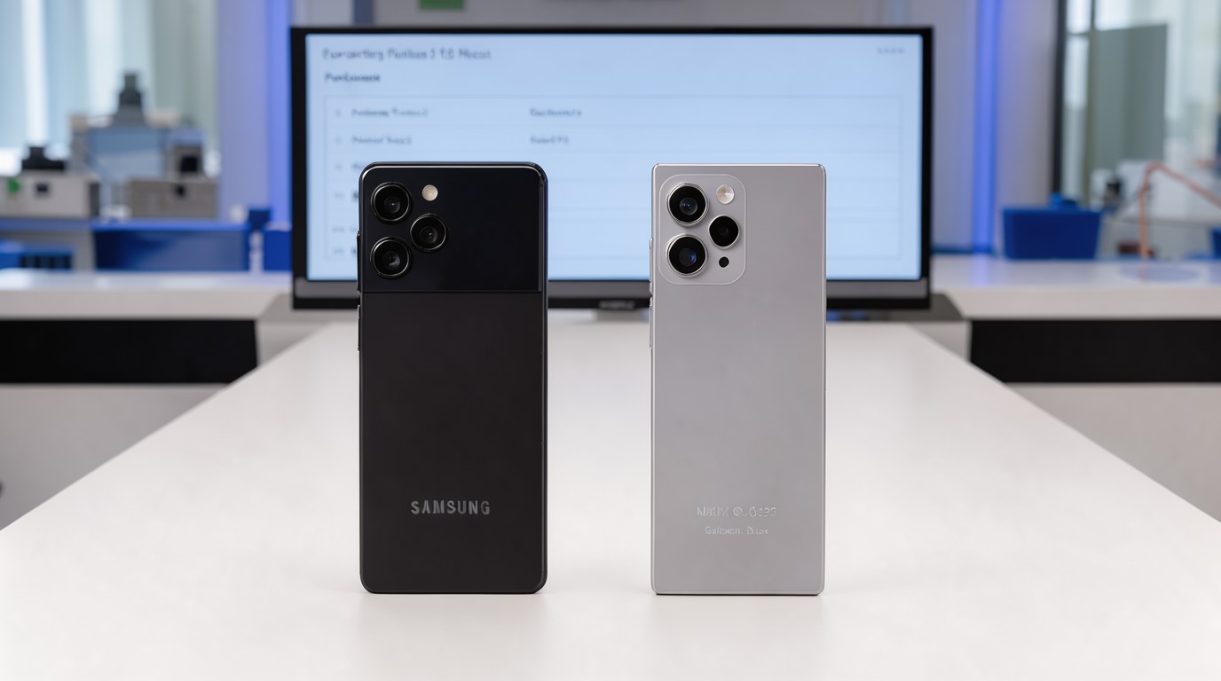ภาพสร้างด้วย AI (ไม่ใช่ภาพถ่ายจริง) ประกอบข่าว มีรายงานชิป Exynos 2700 ใน Galaxy S27 แรงกว่า Snapdragon ในบางการทดสอบ