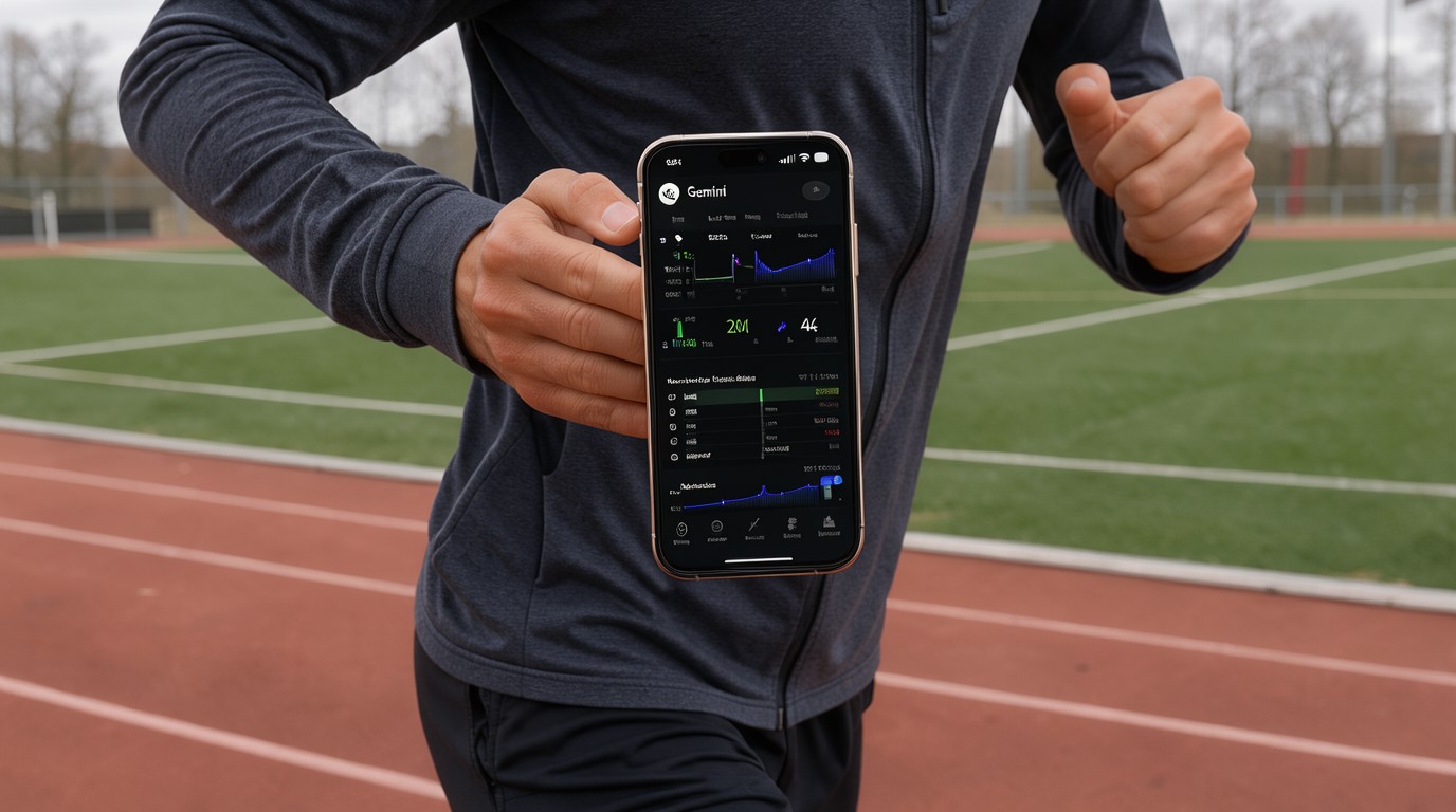 ภาพสร้างด้วย AI (ไม่ใช่ภาพถ่ายจริง) ประกอบข่าว Strava เชื่อม Gemini ได้แล้ว ให้ AI ช่วยวิเคราะห์ผลการวิ่งและสถิติส่วนตัว