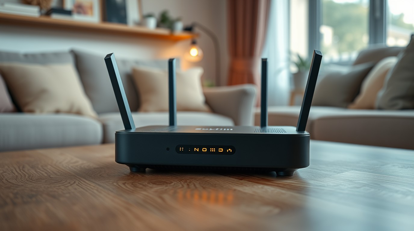 ภาพสร้างด้วย AI (ไม่ใช่ภาพถ่ายจริง) ประกอบข่าว GFiber จับมือ Qualcomm เปิดตัวเกตเวย์ Wi-Fi 8 สำหรับลูกค้าเน็ต 20 Gig