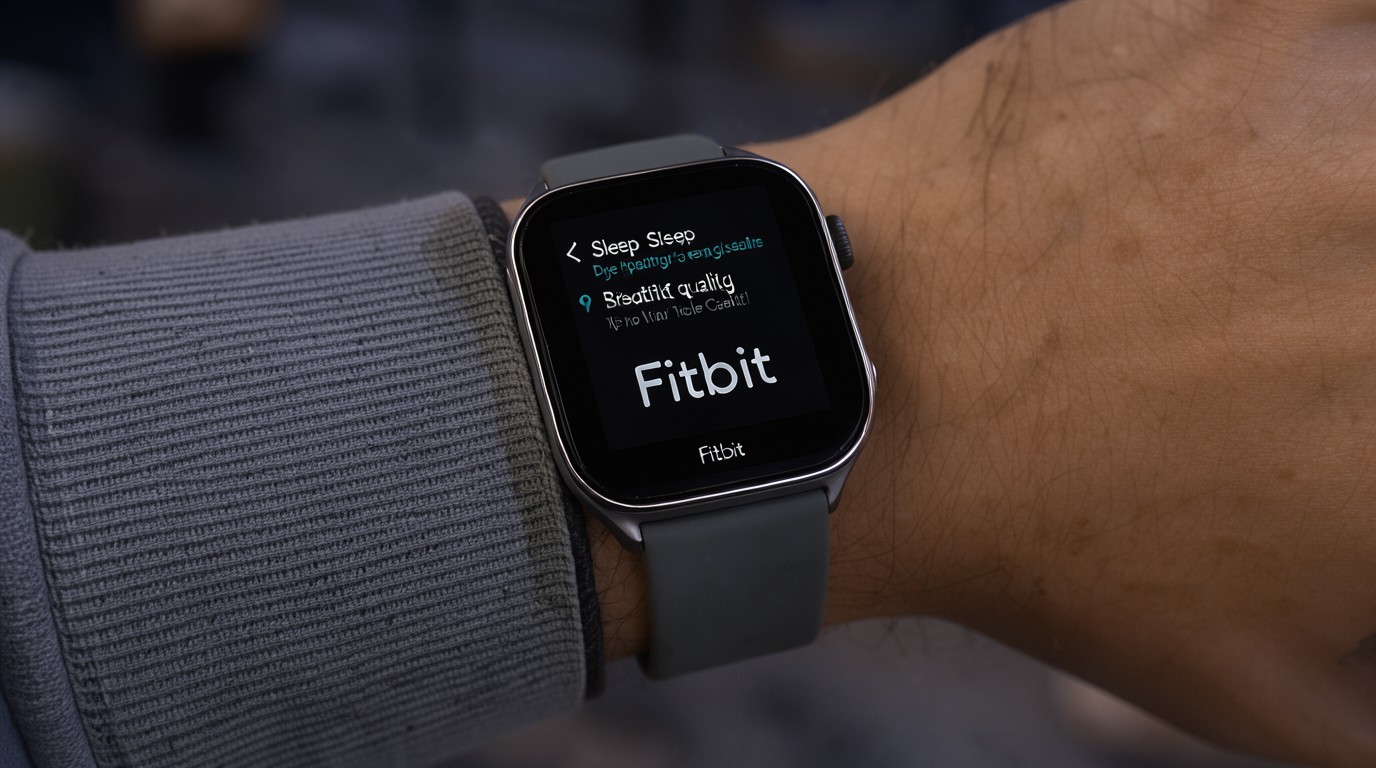 ภาพสร้างด้วย AI (ไม่ใช่ภาพถ่ายจริง) ประกอบข่าว Google ยืนยัน Fitbit Air จะได้ฟีเจอร์วัดคุณภาพการหายใจขณะนอนหลับเร็วๆ นี้