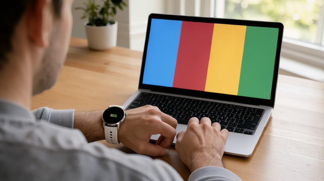 ภาพสร้างด้วย AI (ไม่ใช่ภาพถ่ายจริง) ประกอบข่าว Pixel Watch แบตหมดไวผิดปกติ เหลือใช้แค่ 12 ชั่วโมง Google ยืนยันกำลังแก้