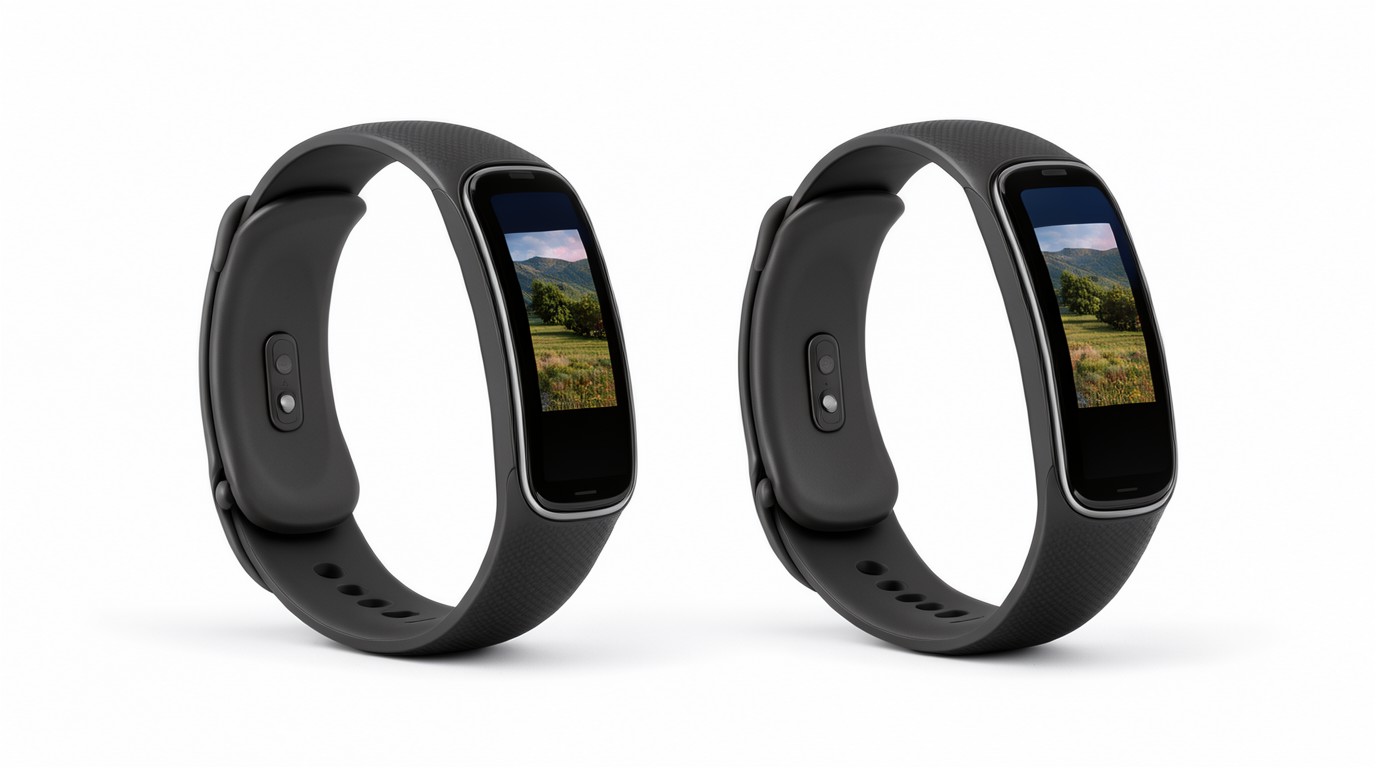 ภาพสร้างด้วย AI (ไม่ใช่ภาพถ่ายจริง) ประกอบข่าว หลุดเรนเดอร์ Samsung Galaxy Fit4 หน้าตาแทบไม่ต่างจาก Fit3 คาดราคาต่ำกว่า 100 ดอลลาร์
