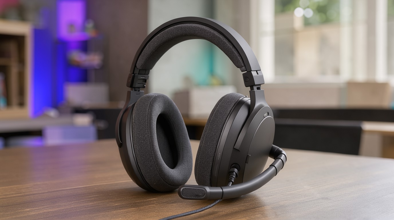 ภาพสร้างด้วย AI (ไม่ใช่ภาพถ่ายจริง) ประกอบข่าว HyperX เปิดตัว Cloud Alpha Air หูฟังเกมมิ่งแบบ open-back ราคา 149.99 ดอลลาร์