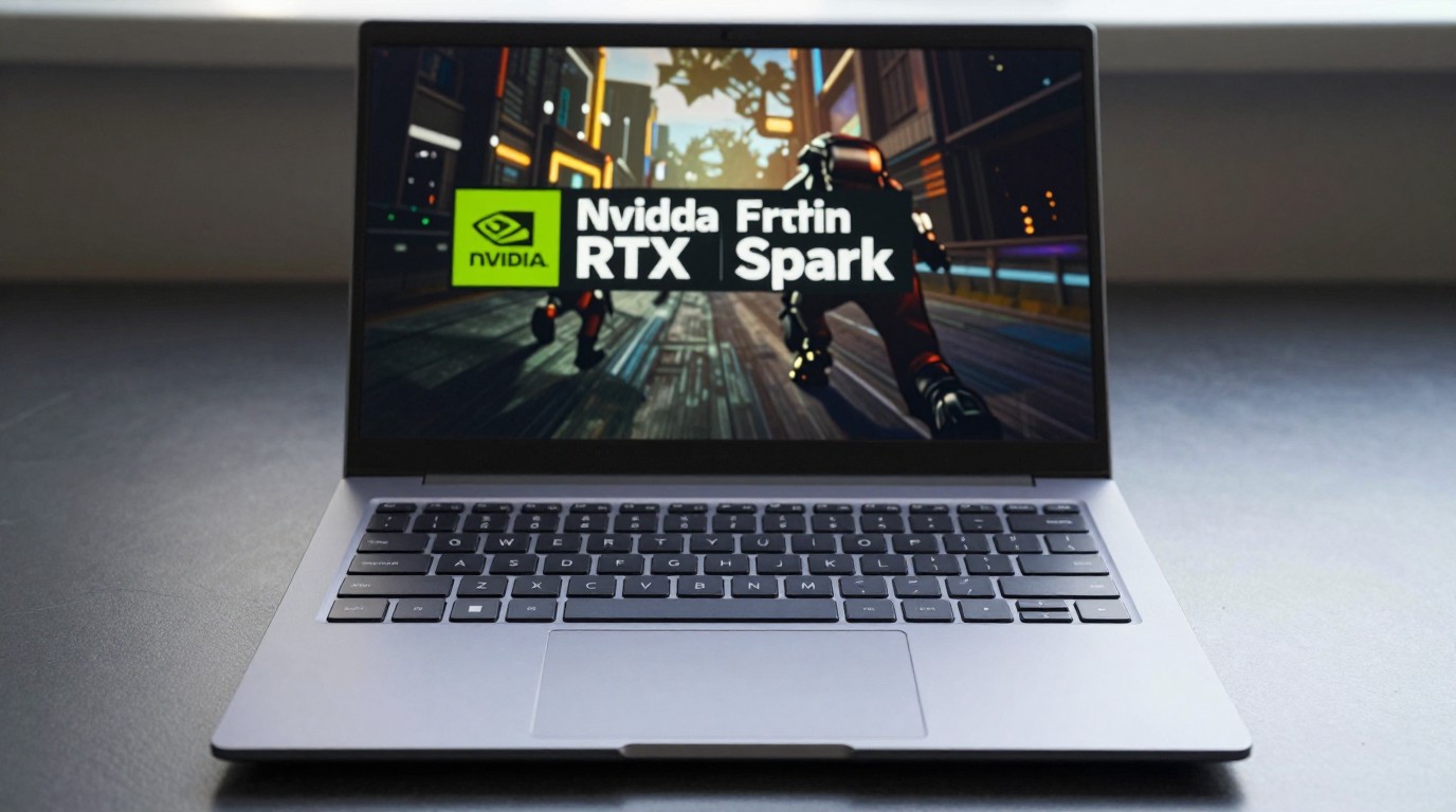 ภาพสร้างด้วย AI (ไม่ใช่ภาพถ่ายจริง) ประกอบข่าว ทดสอบ Nvidia RTX Spark ชี้ชิปใหม่พ่ายซีพียู Apple แต่กราฟิกแรงเทียบชั้น RTX 5070