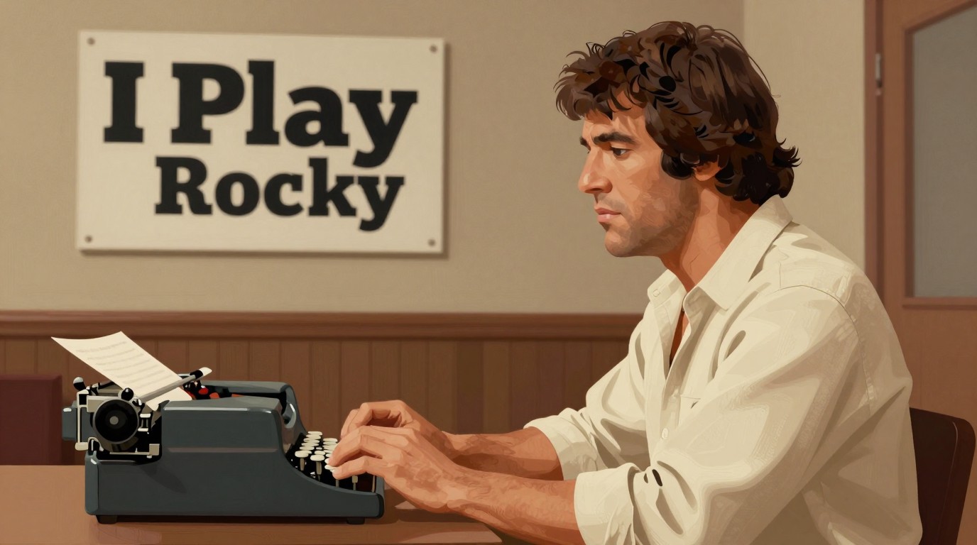 ภาพสร้างด้วย AI (ไม่ใช่ภาพถ่ายจริง) ประกอบข่าว ภาพยนตร์ชีวประวัติ I Play Rocky ฉายเซอร์ไพรส์ในงาน London Film Festival
