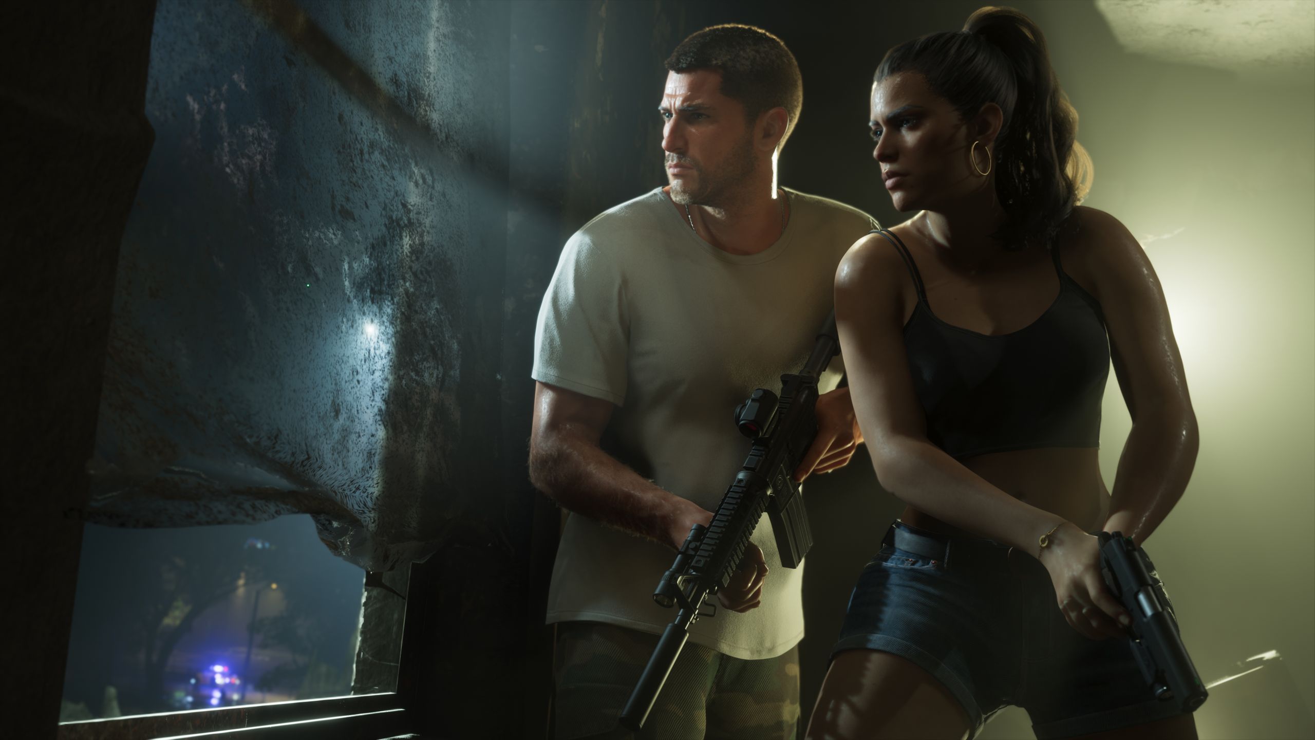 ภาพโปรโมตทางการจาก Rockstar Games (ภาพประชาสัมพันธ์) ผ่าน TechRadar ประกอบข่าว Rockstar เผยเหตุการณ์ข้อมูลหลุด GTA 6 ปี 2022 รู้สึกเหมือนถูกล่วงล้ำความเป็นส่วนตัว