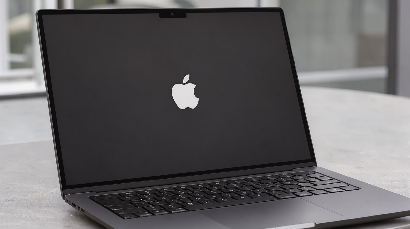 ภาพสร้างด้วย AI (ไม่ใช่ภาพถ่ายจริง) ประกอบข่าว หลุดราคา MacBook Pro จอสัมผัส OLED เริ่ม 2,899 ดอลลาร์ เปิดพรีออเดอร์ 28 ต.ค.