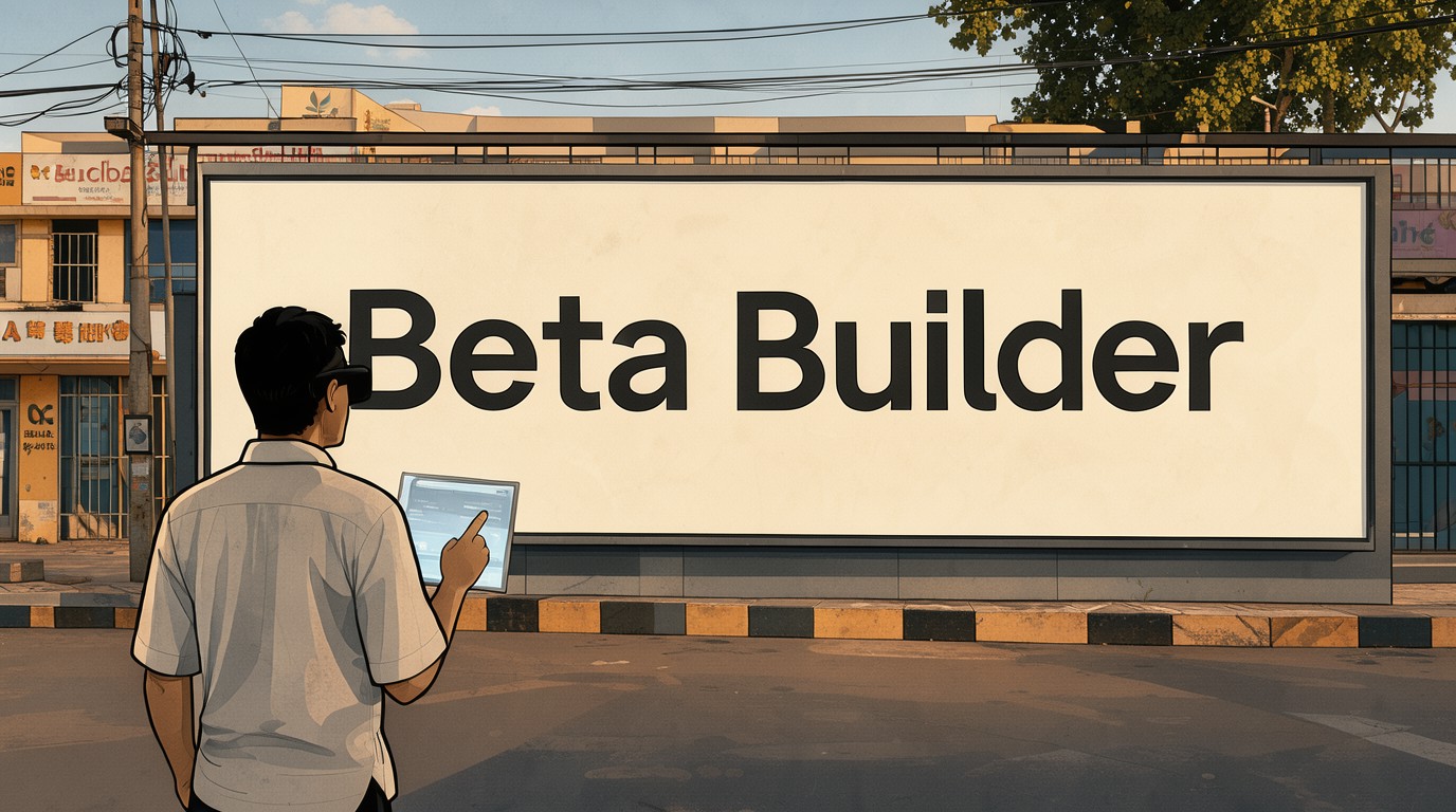 ภาพสร้างด้วย AI (ไม่ใช่ภาพถ่ายจริง) ประกอบข่าว Abundantia AiOn-InVideo เปิดกล้อง Beta Builder ให้ Mayur More-Ashlesha Thakur นำ