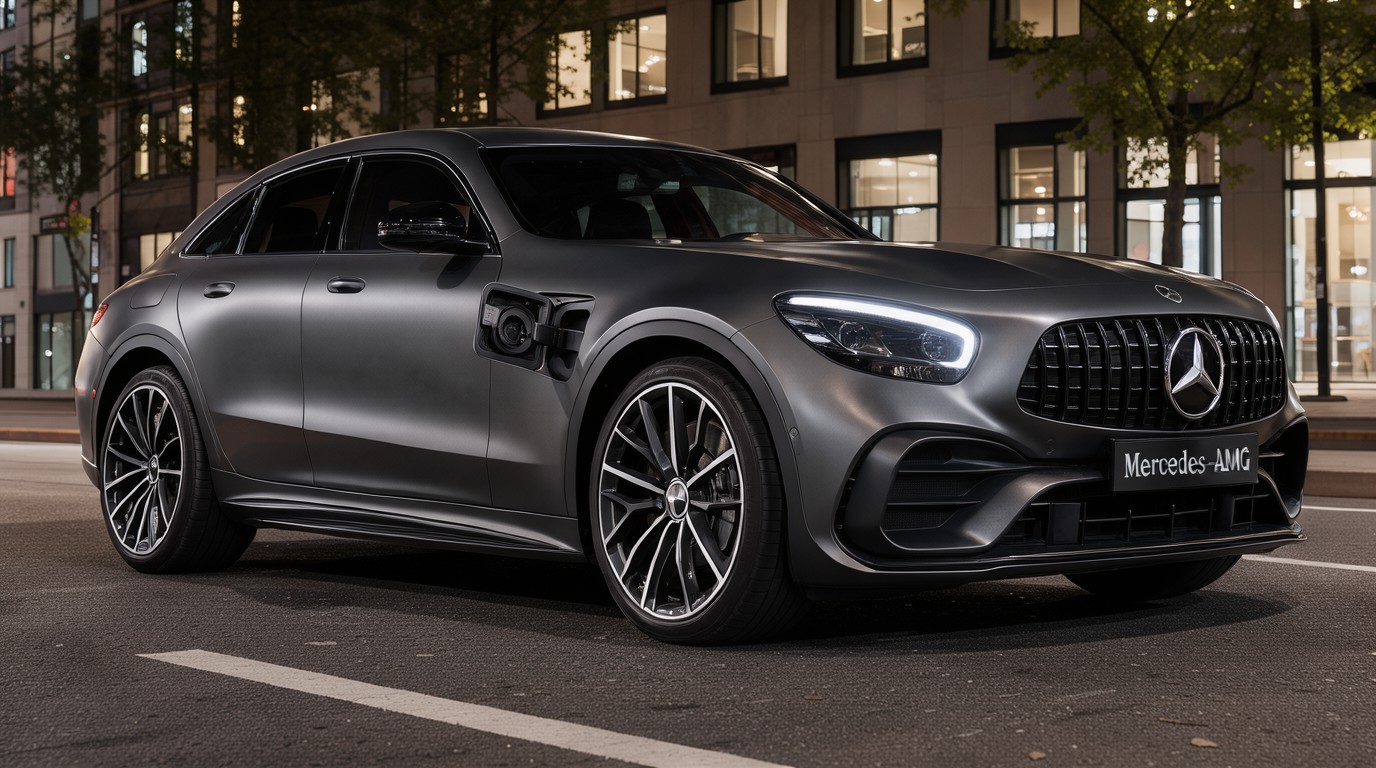 ภาพสร้างด้วย AI (ไม่ใช่ภาพถ่ายจริง) ประกอบข่าว Mercedes-AMG เปิดตัว GT SUV ไฟฟ้าคันแรกที่ทำเองทั้งคัน แรงสุด 1,153 แรงม้า
