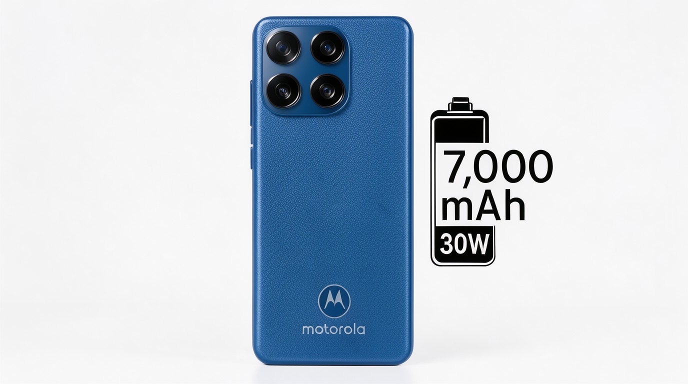 ภาพสร้างด้วย AI (ไม่ใช่ภาพถ่ายจริง) ประกอบข่าว Motorola เปิดตัว Moto G47 Power แบตอึด 7,000mAh ชาร์จเร็วขึ้นเป็น 30W