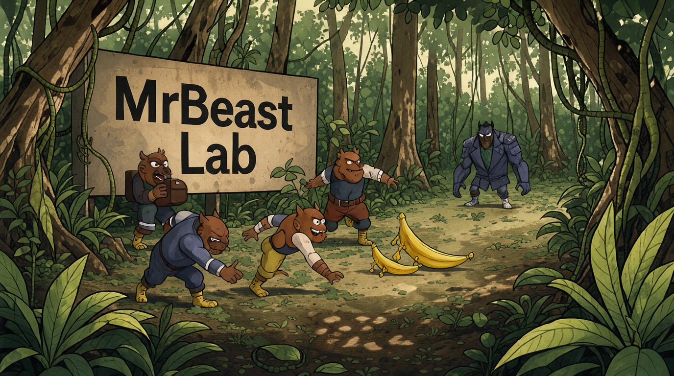 ภาพสร้างด้วย AI (ไม่ใช่ภาพถ่ายจริง) ประกอบข่าว MrBeast Lab แอนิเมชันกลับมาอีก 8 ตอนใหม่ ฉายทาง YouTube พฤศจิกายนนี้