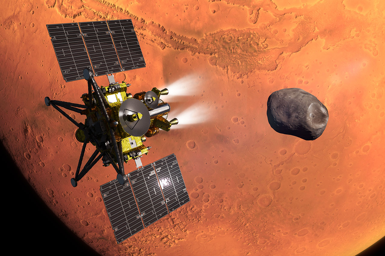ภาพจาก NASA ประกอบข่าว NASA ร่วมภารกิจ MMX ของญี่ปุ่น เก็บตัวอย่างดวงจันทร์ Phobos ของดาวอังคารกลับโลก