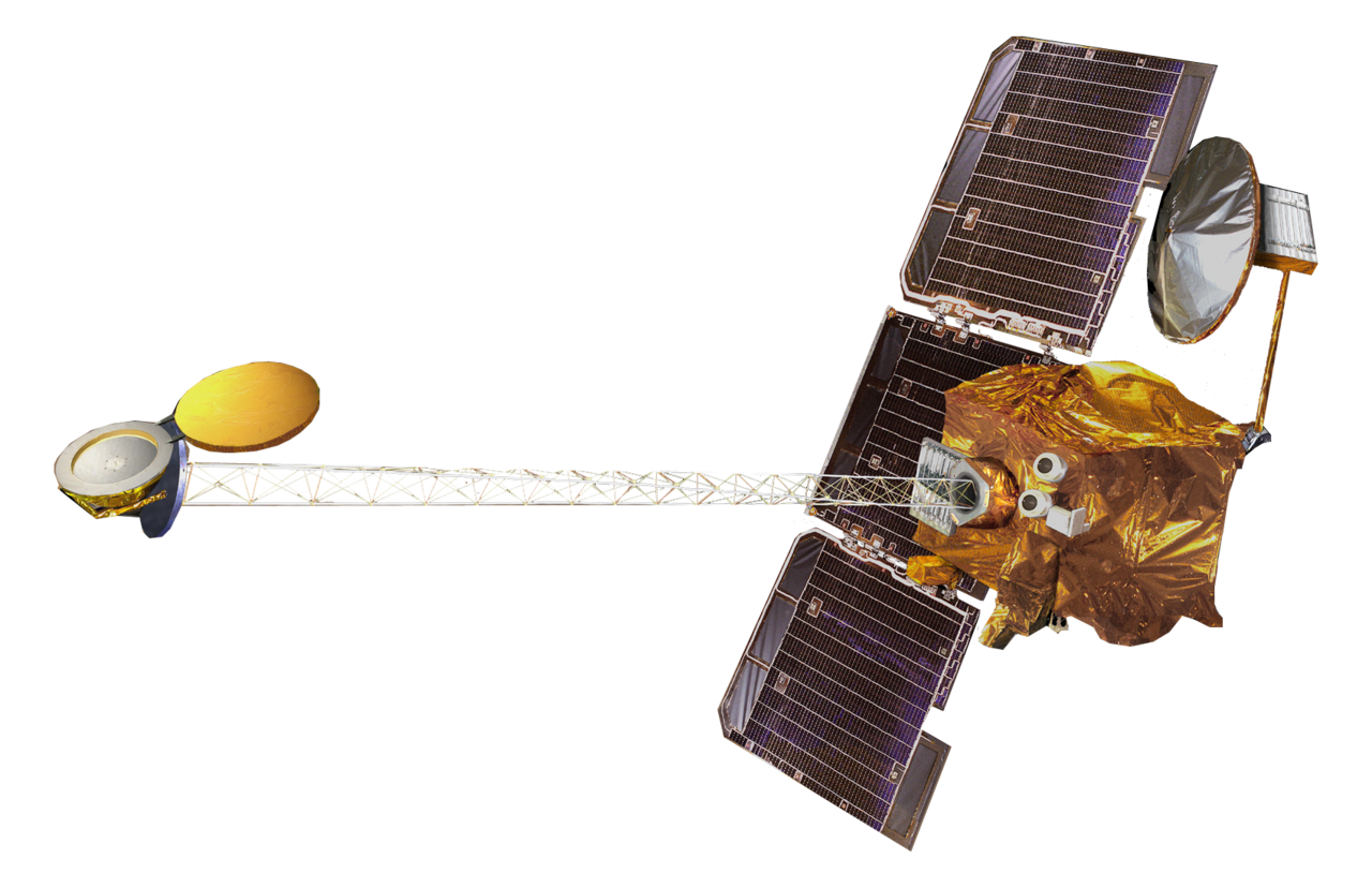 ภาพประกอบ: Mars Odyssey spacecraft model