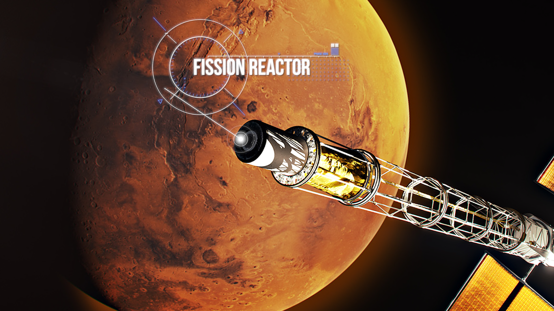 ยานอวกาศพลังนิวเคลียร์ SR-1 Freedom พร้อมโมดูล 'Fission Reactor' กำลังเข้าใกล้ดาวอังคาร