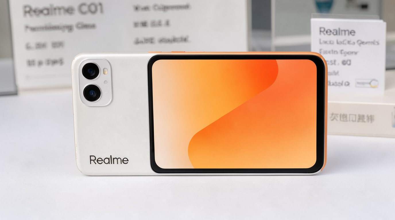ภาพสร้างด้วย AI (ไม่ใช่ภาพถ่ายจริง) ประกอบข่าว Realme C01 โผล่ร้านค้าเวียดนามก่อนเปิดตัว เผยสเปกและราคาแล้ว
