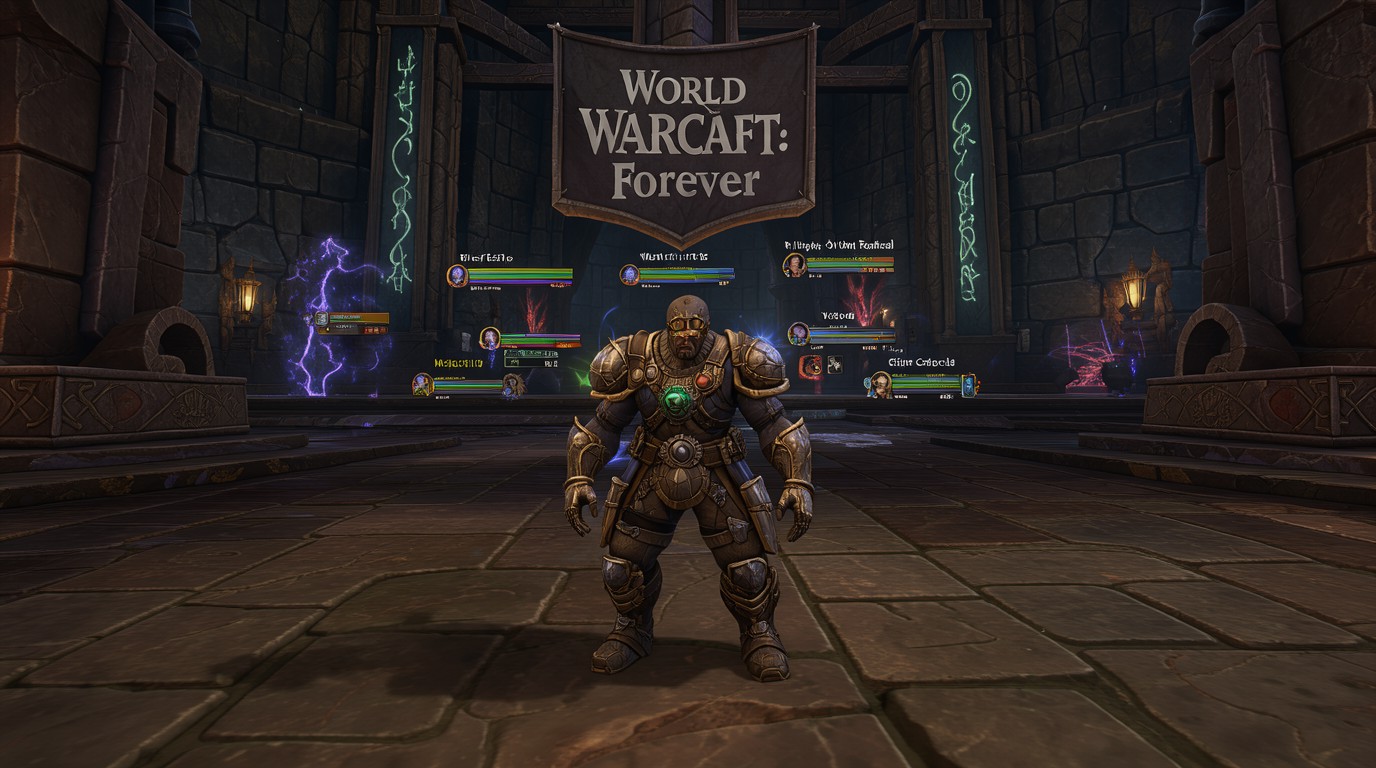 ภาพสร้างด้วย AI (ไม่ใช่ภาพถ่ายจริง) ประกอบข่าว เบต้า WoW: Forever ปิดฉาก นักเขียน PC Gamer หวั่นปัญหา endgame ระยะยาว