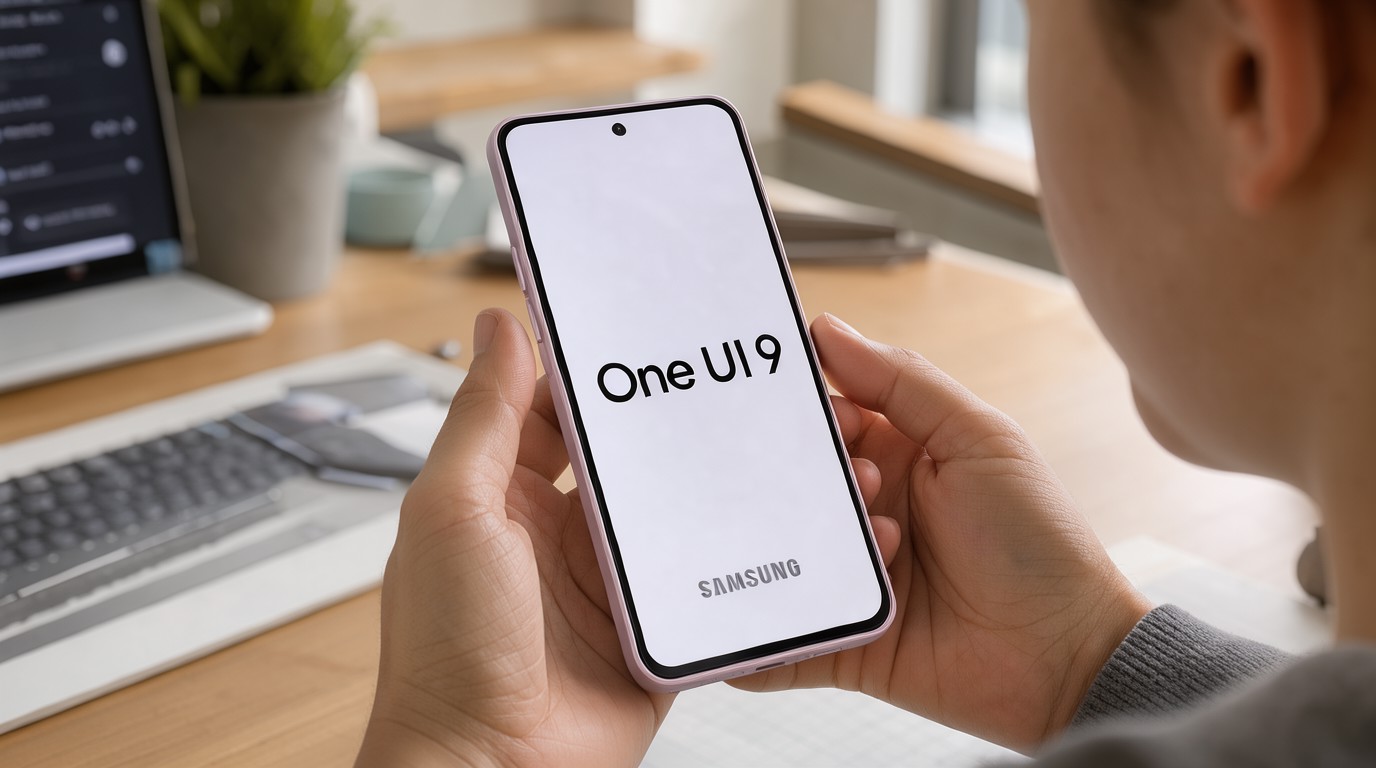 ภาพสร้างด้วย AI (ไม่ใช่ภาพถ่ายจริง) ประกอบข่าว One UI 9 เริ่มปล่อยให้ Galaxy A16 และ Galaxy A35 ในสหรัฐฯ แล้ว