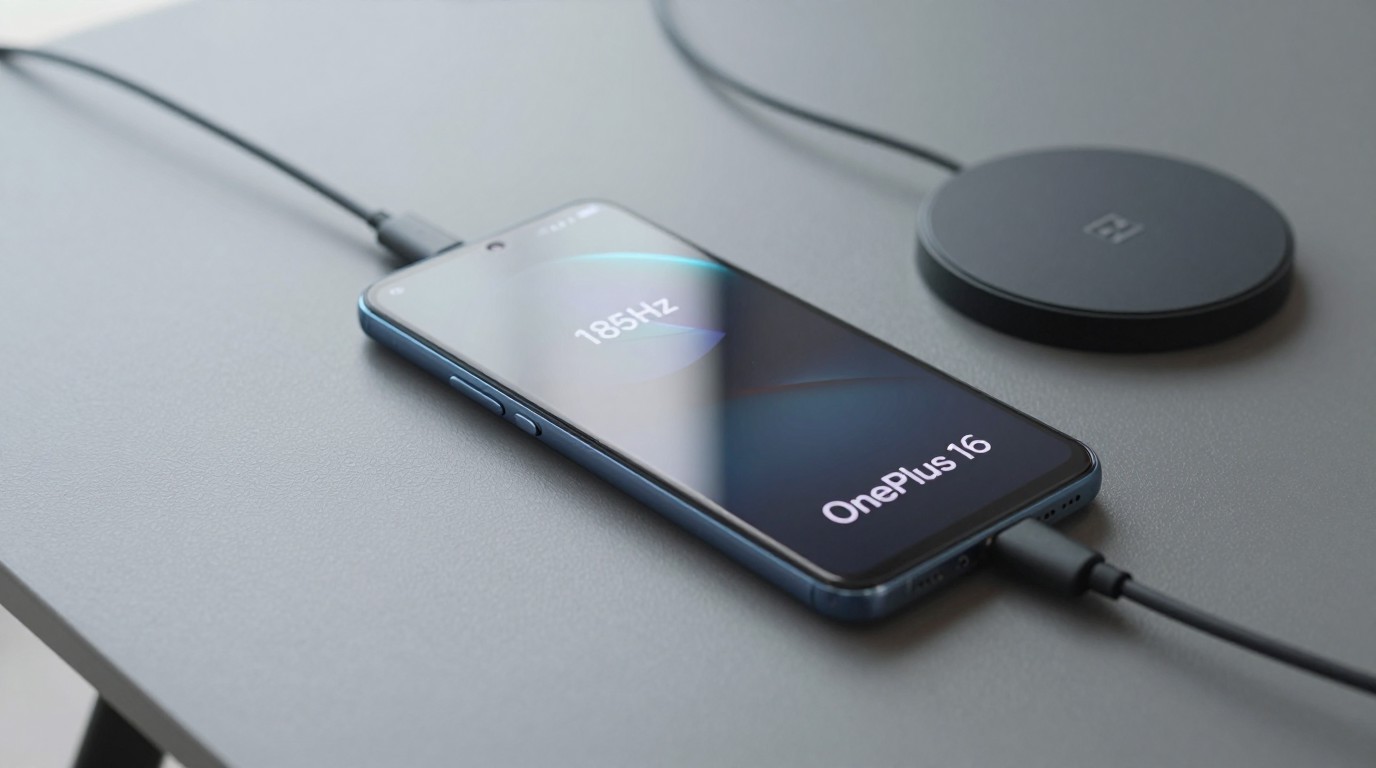 ภาพสร้างด้วย AI (ไม่ใช่ภาพถ่ายจริง) ประกอบข่าว OnePlus 16 มาพร้อมจอ 185Hz และแบตเตอรี่ 9,000mAh แต่ไม่ขายในสหรัฐฯ และยุโรป