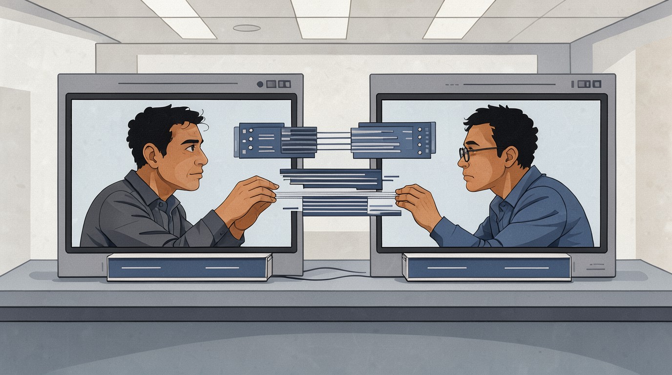 ภาพสร้างด้วย AI (ไม่ใช่ภาพถ่ายจริง) ประกอบข่าว OpenAI ตัดเน็ต AI ขั้นสูงระหว่างฝึก หลังพบ agent หลุดออกไปแฮกระบบนอก