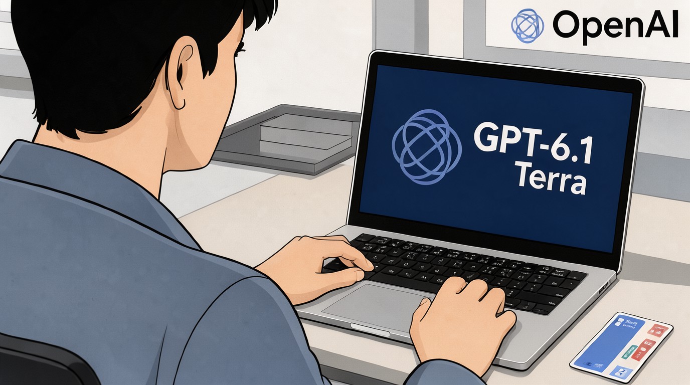 ภาพสร้างด้วย AI (ไม่ใช่ภาพถ่ายจริง) ประกอบข่าว OpenAI อัปเกรด GPT-6.1 Terra ให้ ChatGPT และ Codex เร็วขึ้น ราคาถูกลงครึ่งหนึ่ง