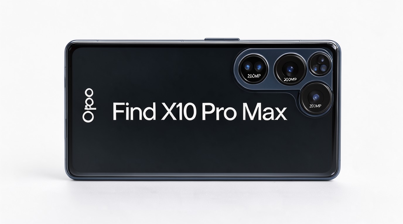 ภาพสร้างด้วย AI (ไม่ใช่ภาพถ่ายจริง) ประกอบข่าว Oppo เปิดตัว Find X10 Pro Max กล้องหลัง 200MP สามตัว ราคา 1,799 ยูโร