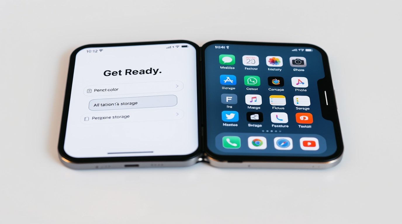 ภาพสร้างด้วย AI (ไม่ใช่ภาพถ่ายจริง) ประกอบข่าว Apple เปิดพรีออเดอร์ iPhone Duo วันศุกร์นี้ แนะใช้ฟีเจอร์ Get Ready กรอกข้อมูลล่วงหน้า