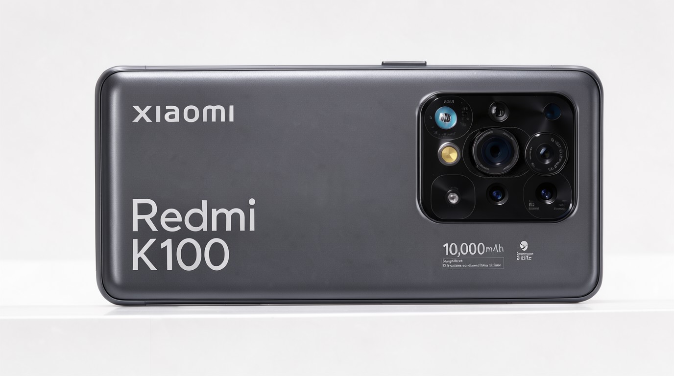 ภาพสร้างด้วย AI (ไม่ใช่ภาพถ่ายจริง) ประกอบข่าว Redmi K100 เปิดตัวในจีน แบตอึด 10,000mAh ชิป Snapdragon 8 Elite