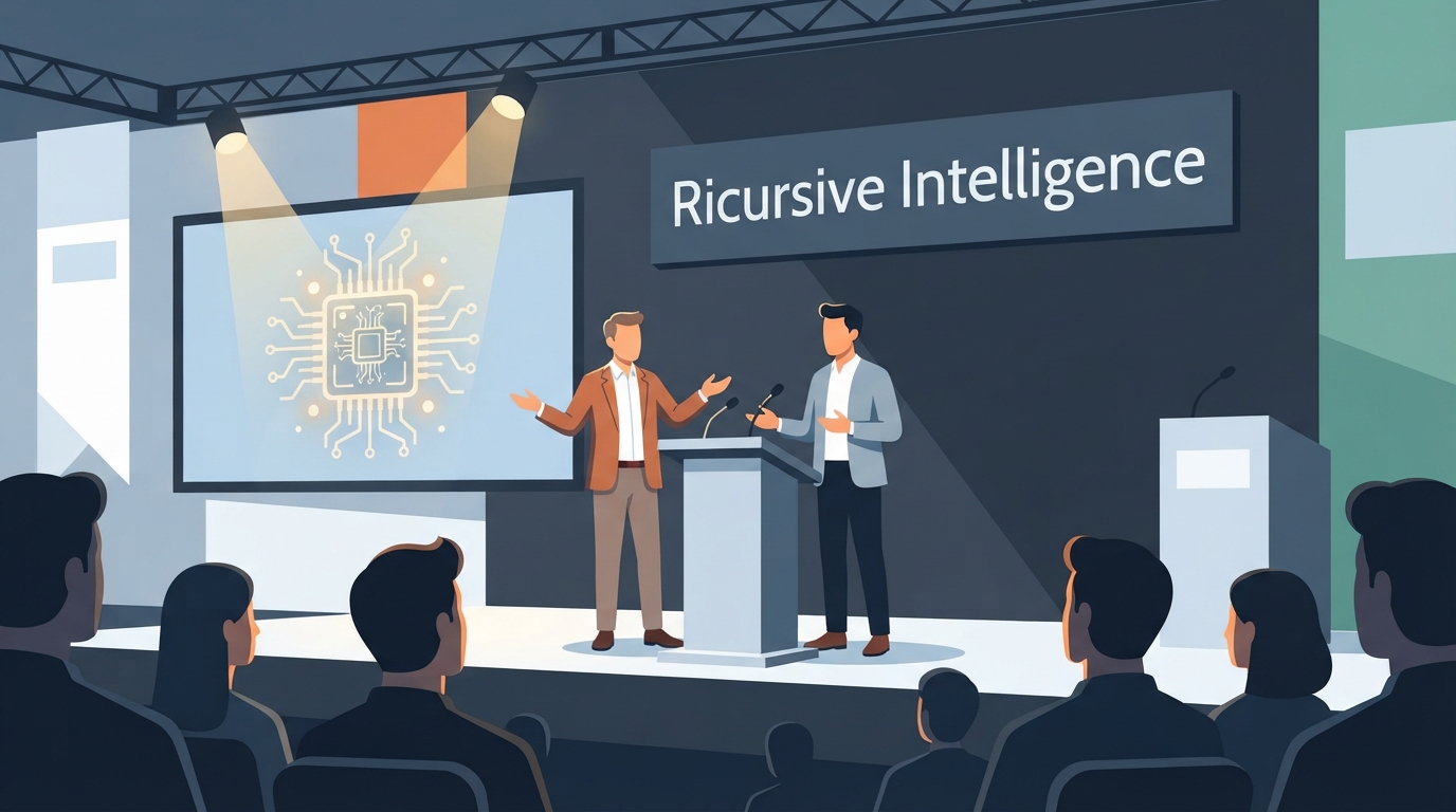 ภาพสร้างด้วย AI (ไม่ใช่ภาพถ่ายจริง) ประกอบข่าว Ricursive Intelligence ชูไอเดียให้ AI ออกแบบชิป แก้ปัญหาขาดแคลนพลังคอมพิวเตอร์