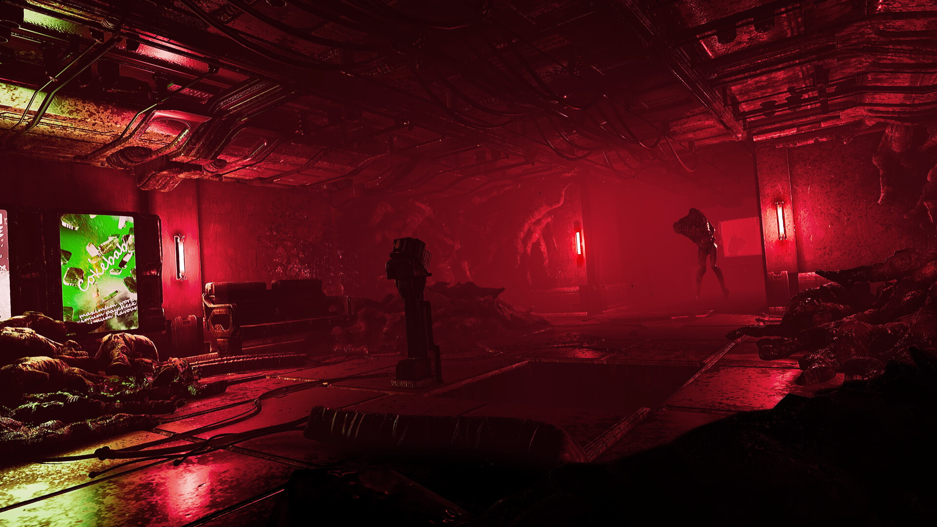 ภาพโปรโมตทางการจาก Rustmourne Team ประกอบข่าว UploadVR ลองเดโม่ Rustmourne เกมสยองขวัญ VR แนว Dead Space วางขายต้น 2027