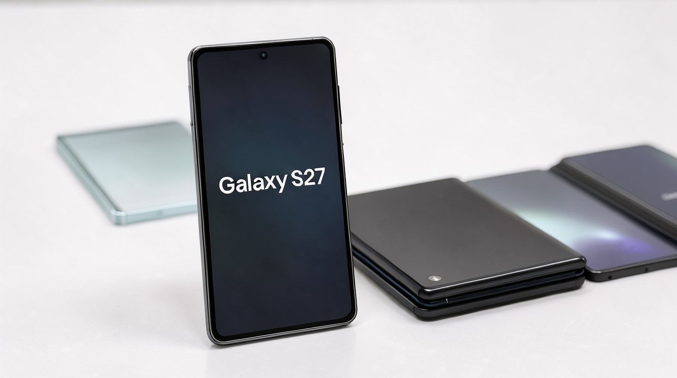 ภาพสร้างด้วย AI (ไม่ใช่ภาพถ่ายจริง) ประกอบข่าว Samsung ขาดทุนธุรกิจมือถือติดต่อกัน 2 ไตรมาส เผยแผน Galaxy S27 และฟอร์มแฟคเตอร์ใหม่ปี 2027