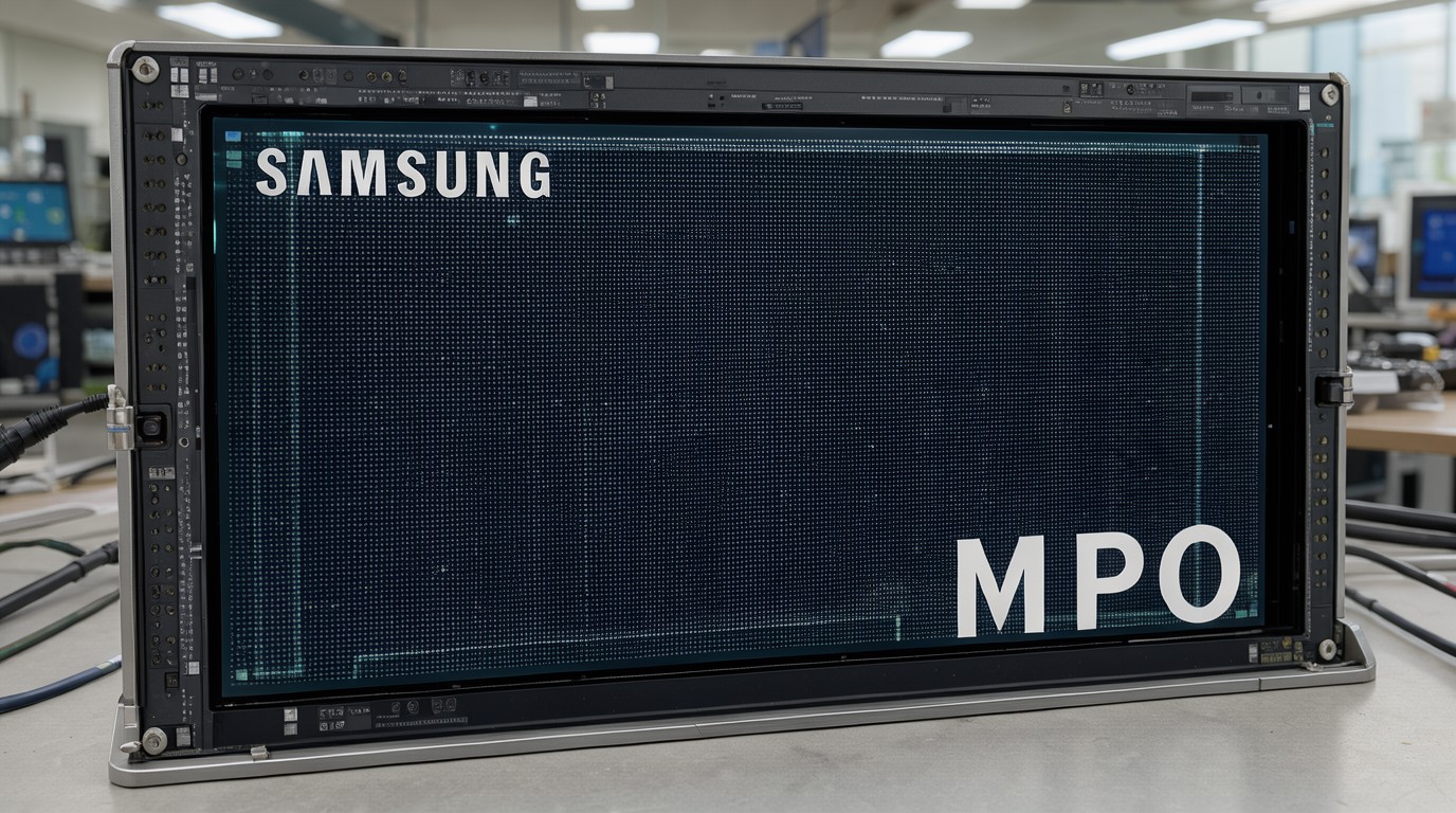 ภาพสร้างด้วย AI (ไม่ใช่ภาพถ่ายจริง) ประกอบข่าว Samsung Display คิดเทคโนโลยี OLED ใหม่ MPO สู้ FLiPP ของ LG เล็งจอมือถือ-นาฬิกา