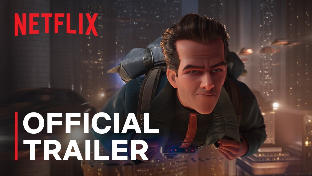 ภาพโปรโมตทางการจาก Netflix ประกอบข่าว Netflix เปิดตัวหนังอนิเมชัน Ray Gunn ที่ลอนดอน นักแสดงร้องอวยพรวันเกิดผู้แต่งเพลงประกอบ