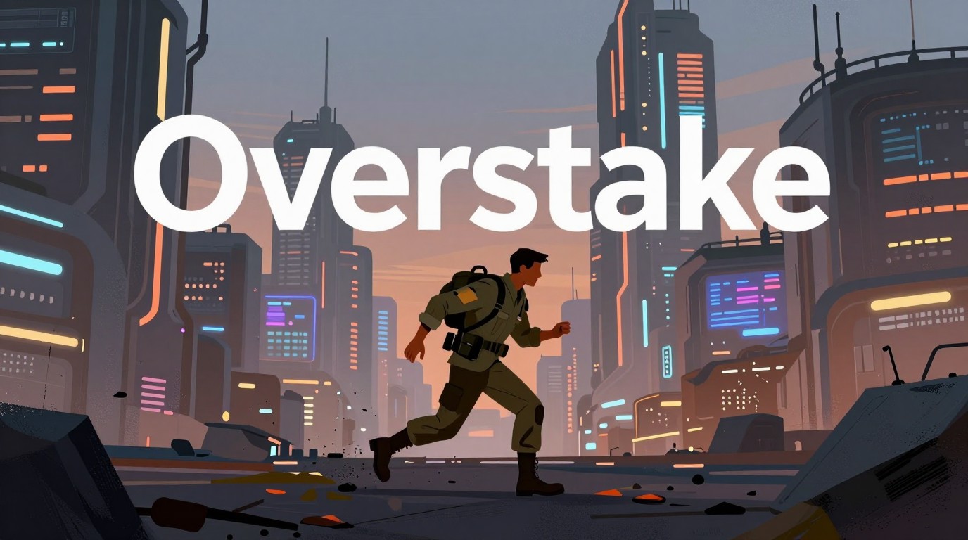 ภาพสร้างด้วย AI (ไม่ใช่ภาพถ่ายจริง) ประกอบข่าว Cappu Films คว้าสิทธิ์ขาย Overstake หนังไซไฟที่ใช้ generative AI สร้างฉากใหม่