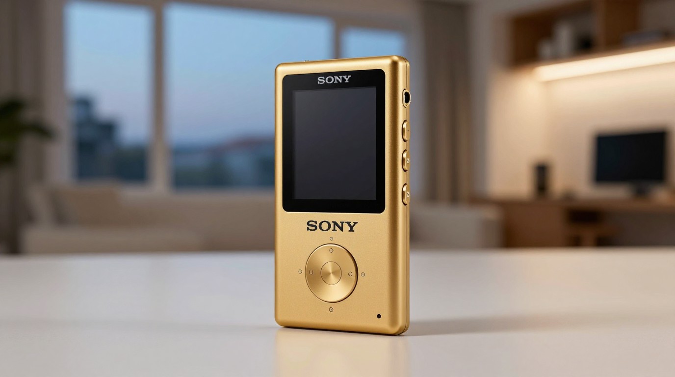 ภาพสร้างด้วย AI (ไม่ใช่ภาพถ่ายจริง) ประกอบข่าว Sony เปิดตัว Walkman รุ่นใหม่เอาใจคนรักเสียงเพลง เริ่มต้น 1,899.99 ดอลลาร์ถึงรุ่นทองคำเปลือย